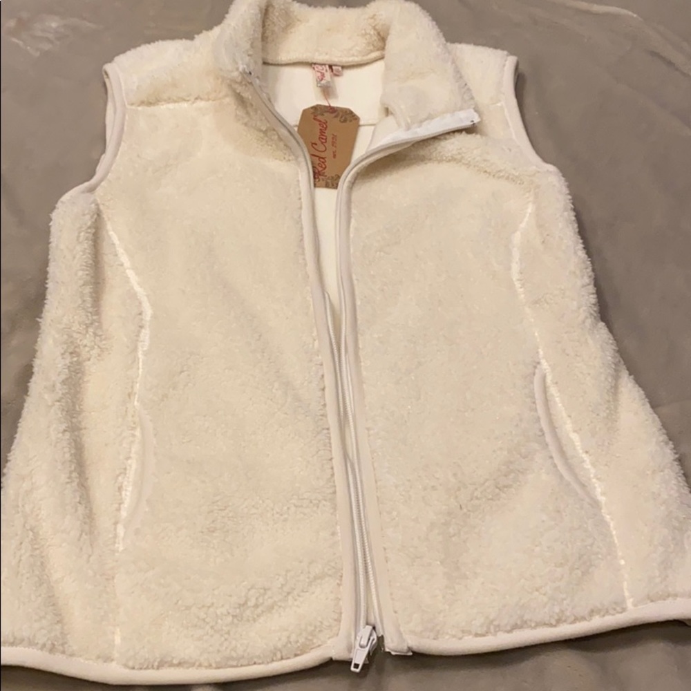 Ivory vest from Belk.